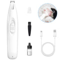 KIKETECH LED Dog Paw Trimmer - Cordless Low Noise Dog Clippers for Grooming Rechargeable Small Area Shaver for Dog Clippers Cats SnowWhite