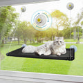 Peyela Cat Hammock for Window Cat Window Perch for Indoor CatsResting Pet Bed Mounted for Kitty Pet Kitten Cat Beds Cat Shelves Hold Up to 40 Pounds Suitable for Window Width Over 30in