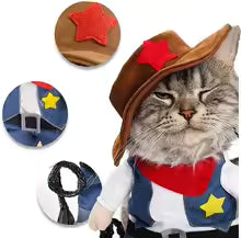 Cowboy Costume for Dogs & Cats