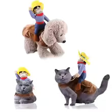 Cowboy Rider Dog Costume