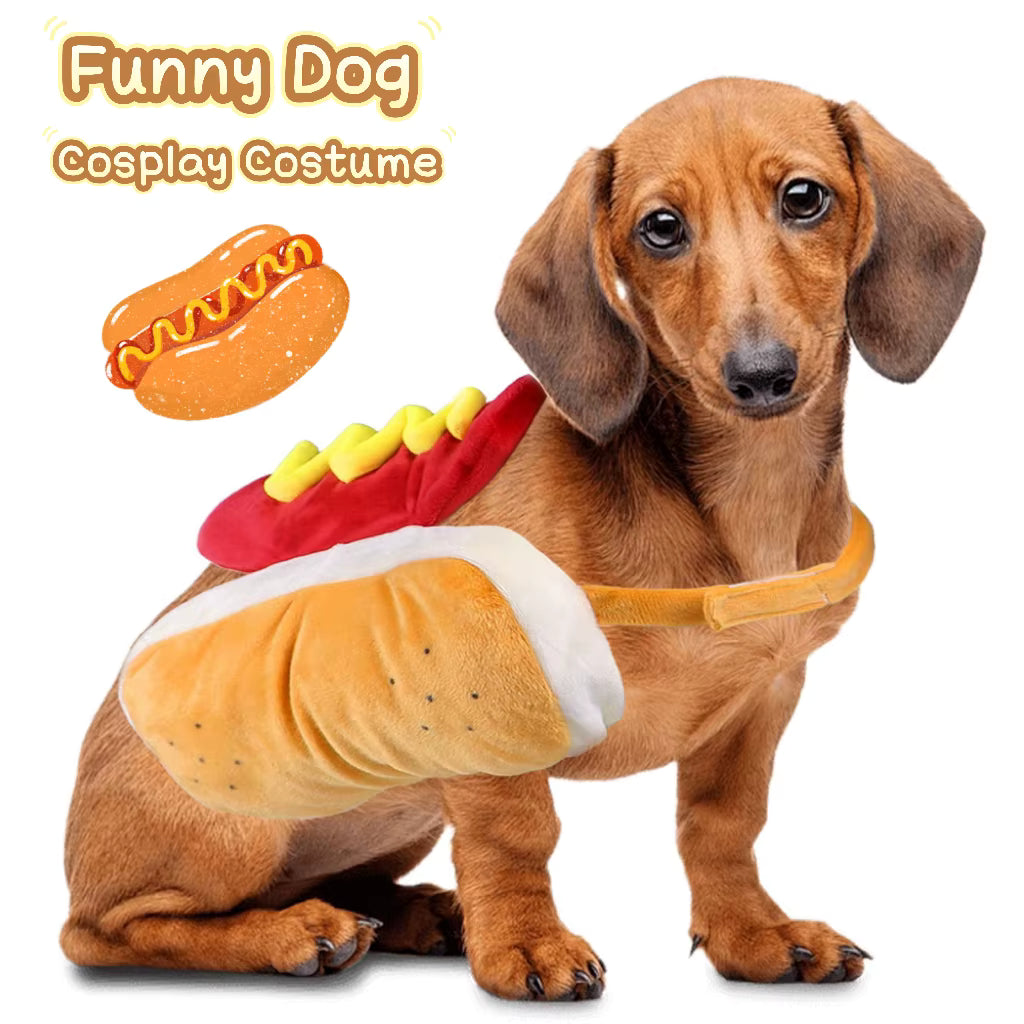 Halloween Hot Dog Costume for Dogs